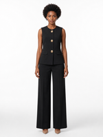 Ensemble tailleur sans manches Élégance Noire
