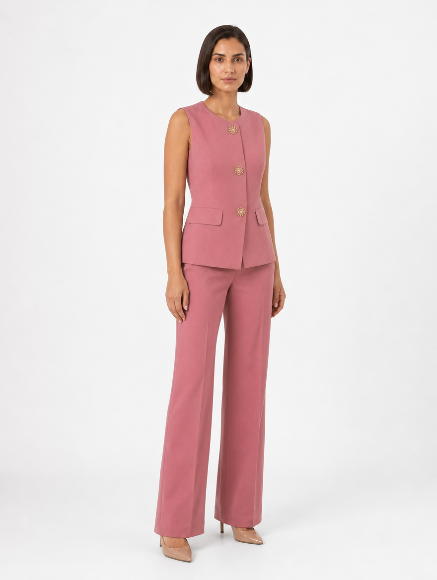 Ensemble tailleur sans manches Rosaline